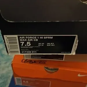 Air Force 1 Hi Supreme max  air cb size 7.5 slightly used Nike Air Force 1 Hi Supreme Max Air Cb Barkley for Sale  main image 2